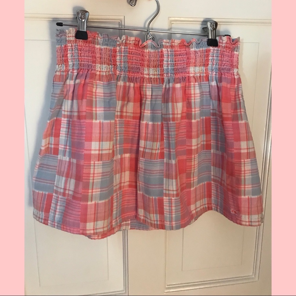 Plaid Vineyard Vines Girls Skirt